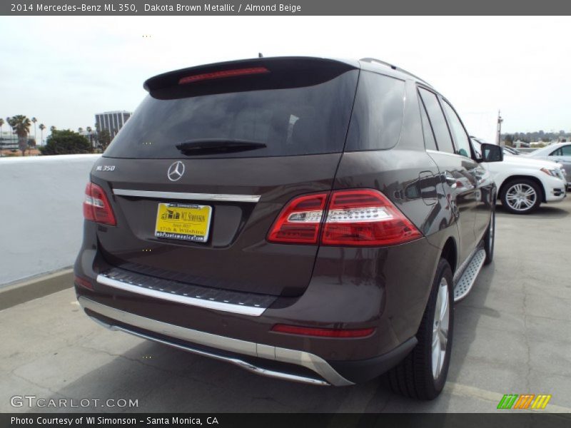 Dakota Brown Metallic / Almond Beige 2014 Mercedes-Benz ML 350