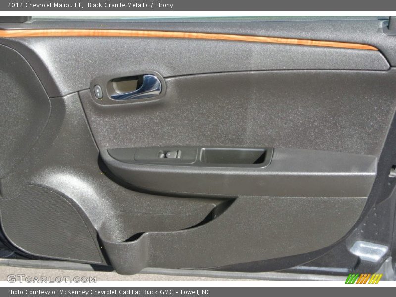 Black Granite Metallic / Ebony 2012 Chevrolet Malibu LT