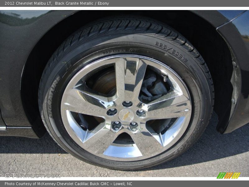 Black Granite Metallic / Ebony 2012 Chevrolet Malibu LT