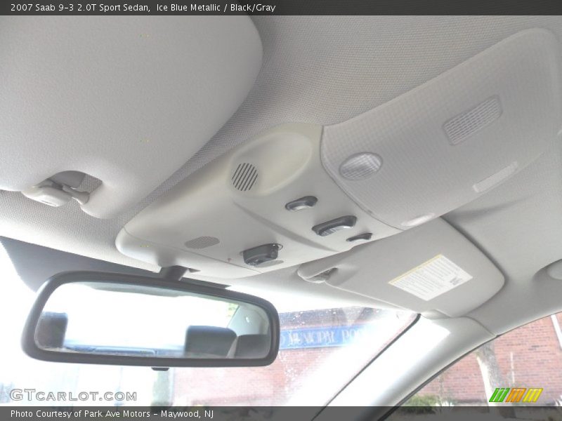 Ice Blue Metallic / Black/Gray 2007 Saab 9-3 2.0T Sport Sedan
