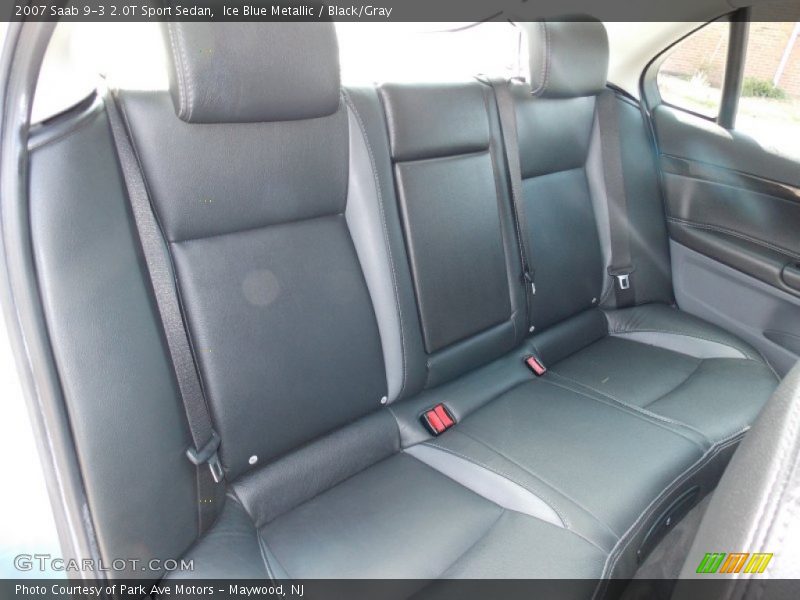 Ice Blue Metallic / Black/Gray 2007 Saab 9-3 2.0T Sport Sedan