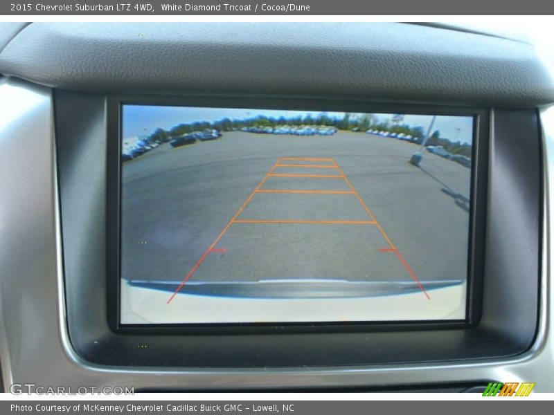White Diamond Tricoat / Cocoa/Dune 2015 Chevrolet Suburban LTZ 4WD