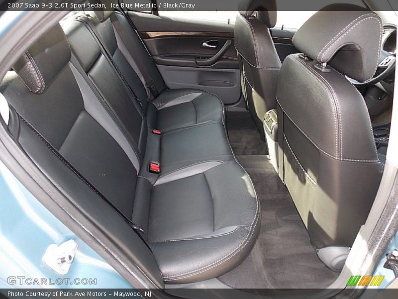 Ice Blue Metallic / Black/Gray 2007 Saab 9-3 2.0T Sport Sedan