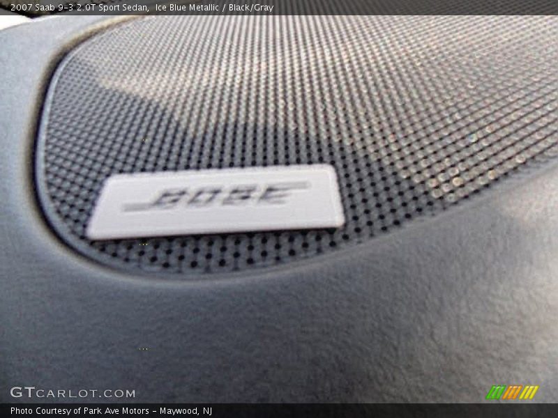 Ice Blue Metallic / Black/Gray 2007 Saab 9-3 2.0T Sport Sedan