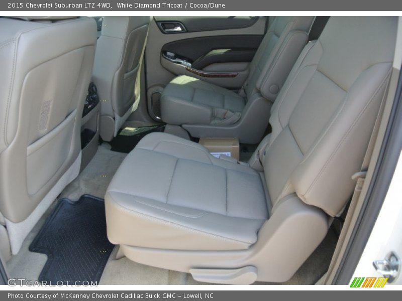 White Diamond Tricoat / Cocoa/Dune 2015 Chevrolet Suburban LTZ 4WD