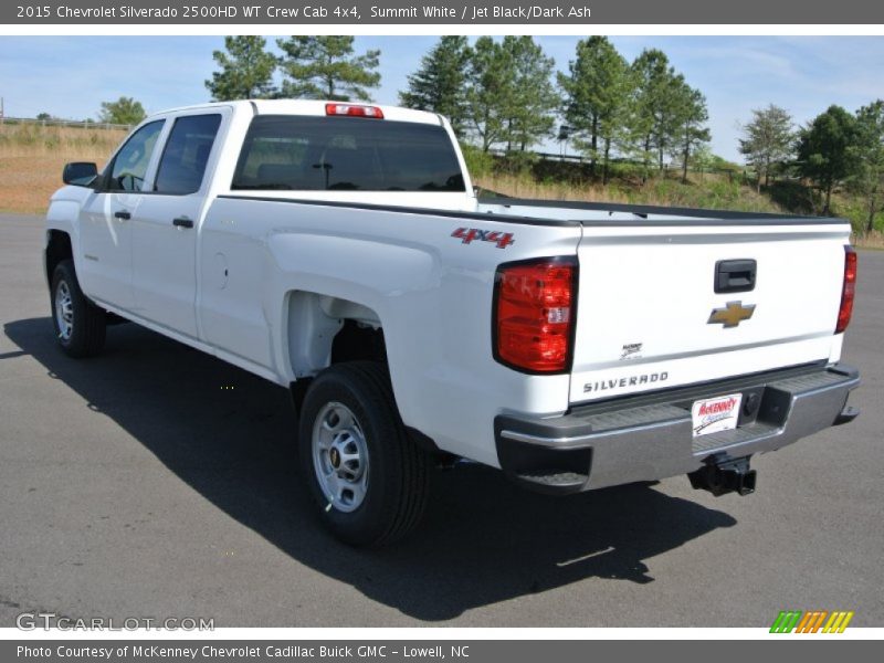 Summit White / Jet Black/Dark Ash 2015 Chevrolet Silverado 2500HD WT Crew Cab 4x4