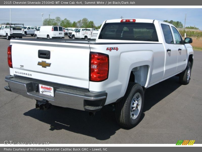 Summit White / Jet Black/Dark Ash 2015 Chevrolet Silverado 2500HD WT Crew Cab 4x4