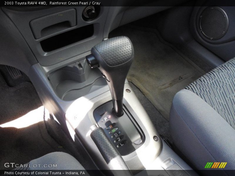 Rainforest Green Pearl / Gray 2003 Toyota RAV4 4WD