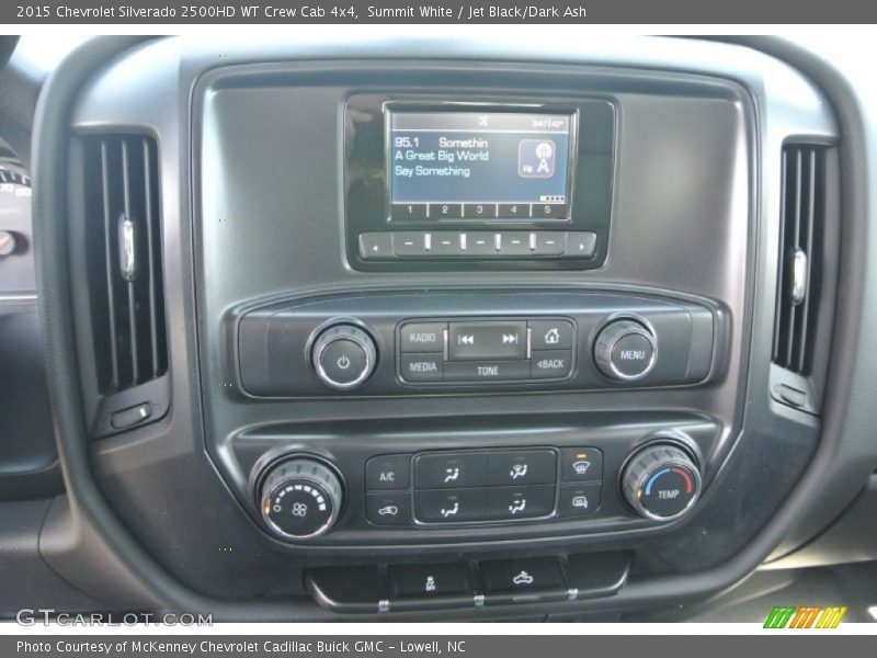 Summit White / Jet Black/Dark Ash 2015 Chevrolet Silverado 2500HD WT Crew Cab 4x4