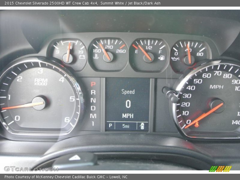 Summit White / Jet Black/Dark Ash 2015 Chevrolet Silverado 2500HD WT Crew Cab 4x4