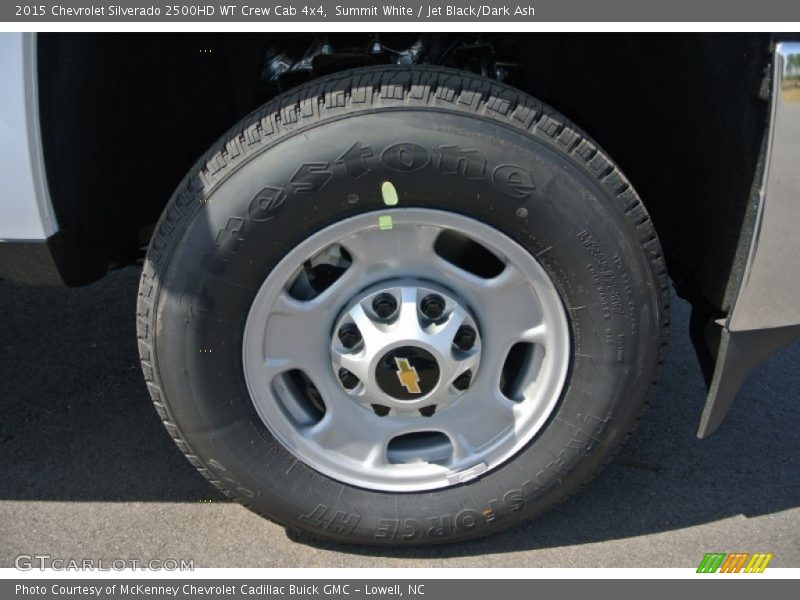 Summit White / Jet Black/Dark Ash 2015 Chevrolet Silverado 2500HD WT Crew Cab 4x4