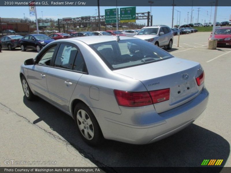 Radiant Silver / Gray 2010 Hyundai Sonata GLS