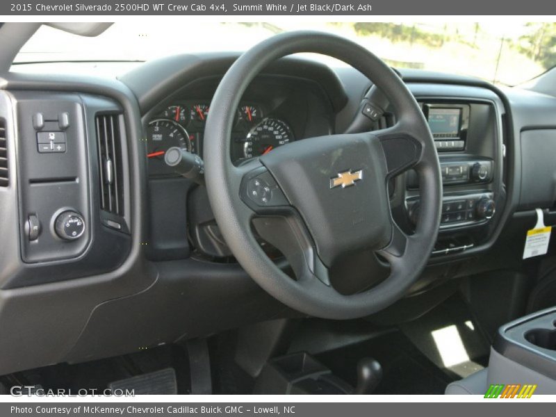 Summit White / Jet Black/Dark Ash 2015 Chevrolet Silverado 2500HD WT Crew Cab 4x4