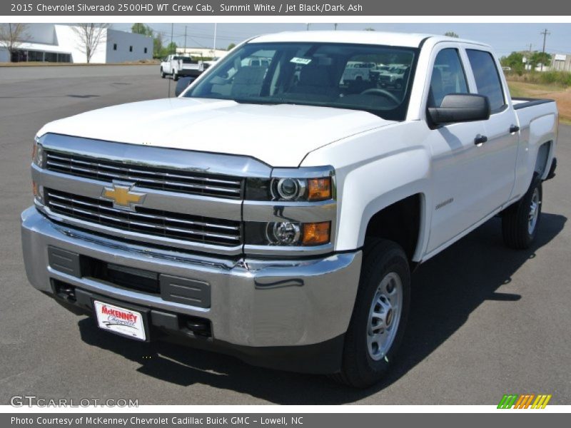 Summit White / Jet Black/Dark Ash 2015 Chevrolet Silverado 2500HD WT Crew Cab