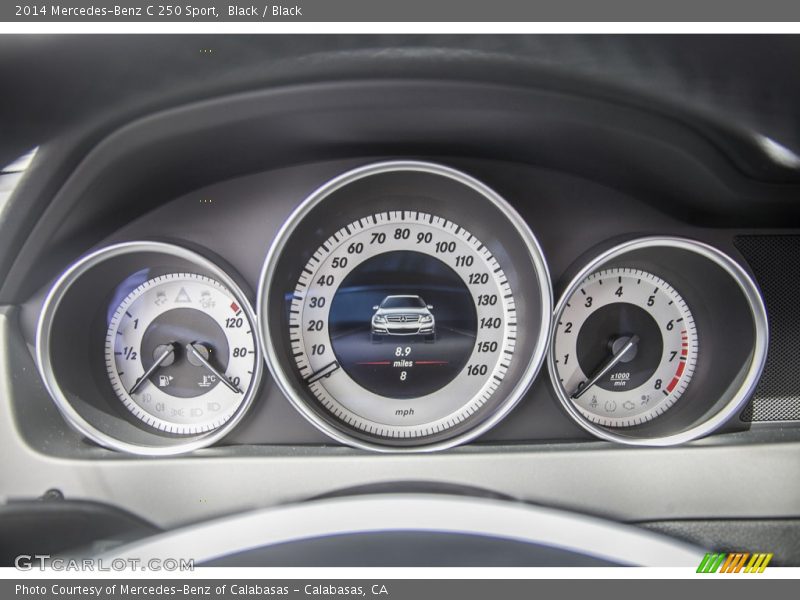 Black / Black 2014 Mercedes-Benz C 250 Sport