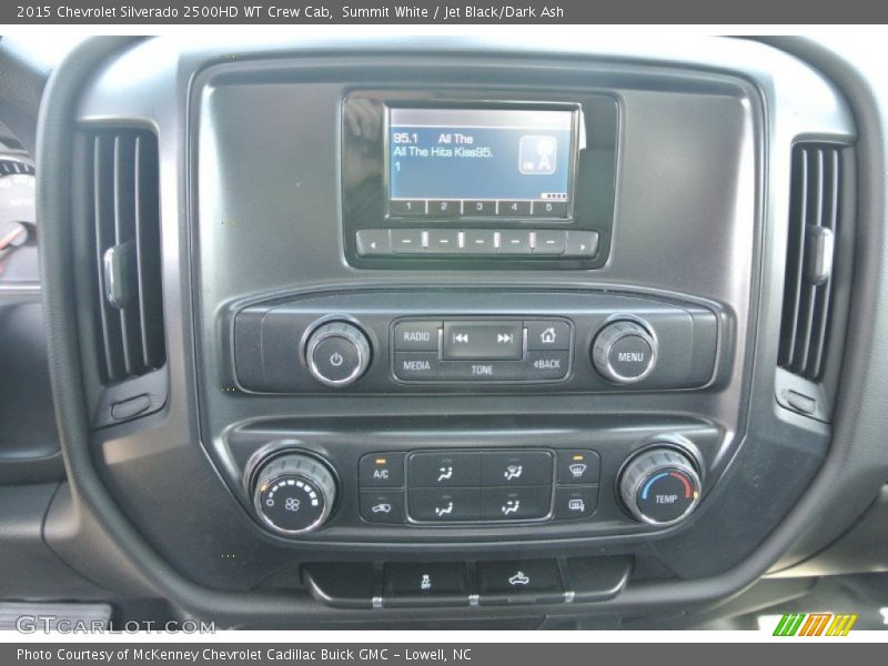 Summit White / Jet Black/Dark Ash 2015 Chevrolet Silverado 2500HD WT Crew Cab