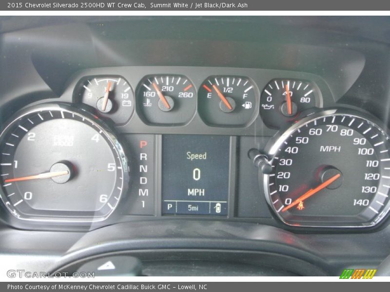 Summit White / Jet Black/Dark Ash 2015 Chevrolet Silverado 2500HD WT Crew Cab