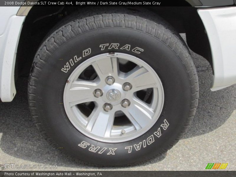 Bright White / Dark Slate Gray/Medium Slate Gray 2008 Dodge Dakota SLT Crew Cab 4x4