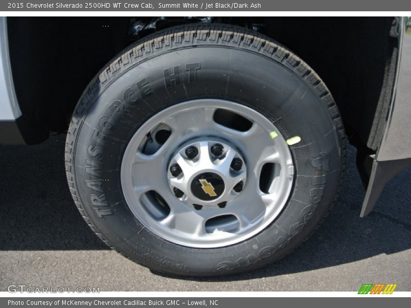 Summit White / Jet Black/Dark Ash 2015 Chevrolet Silverado 2500HD WT Crew Cab
