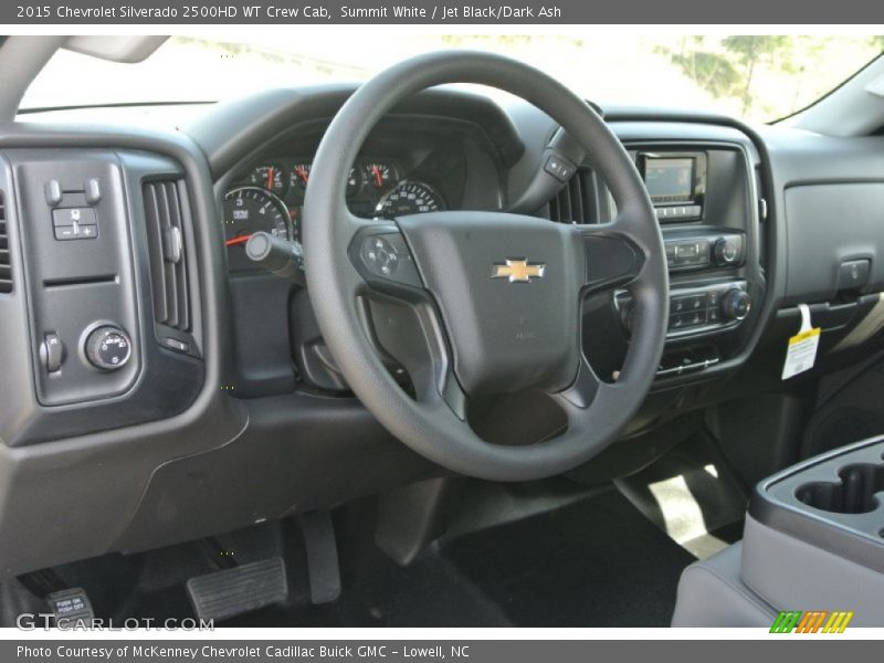 Summit White / Jet Black/Dark Ash 2015 Chevrolet Silverado 2500HD WT Crew Cab