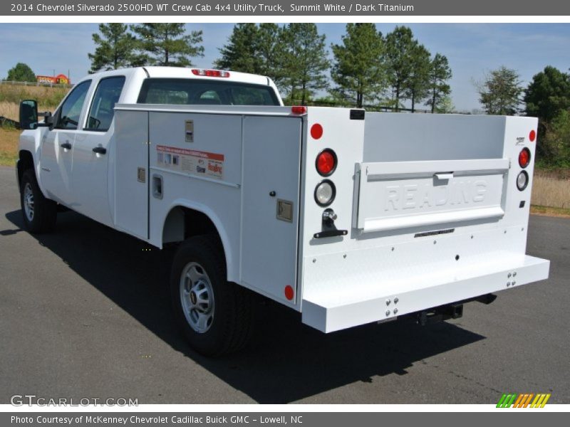 Summit White / Dark Titanium 2014 Chevrolet Silverado 2500HD WT Crew Cab 4x4 Utility Truck