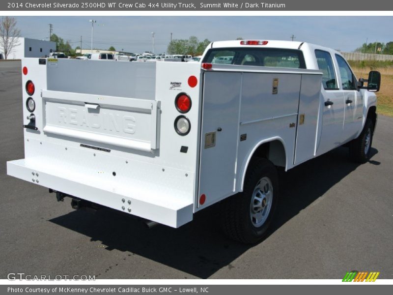 Summit White / Dark Titanium 2014 Chevrolet Silverado 2500HD WT Crew Cab 4x4 Utility Truck