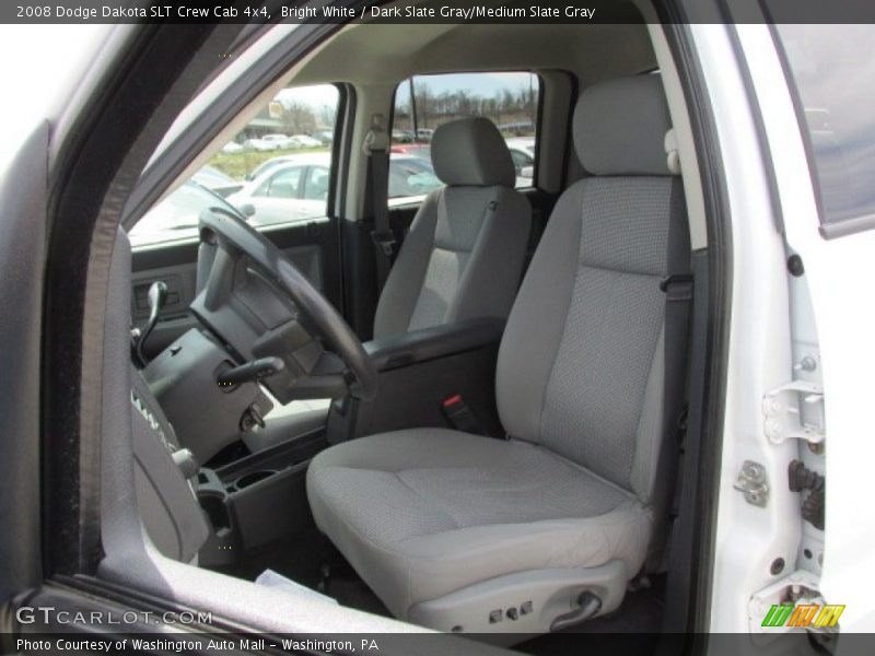 Bright White / Dark Slate Gray/Medium Slate Gray 2008 Dodge Dakota SLT Crew Cab 4x4