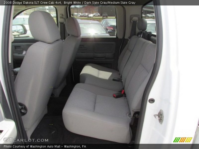 Bright White / Dark Slate Gray/Medium Slate Gray 2008 Dodge Dakota SLT Crew Cab 4x4