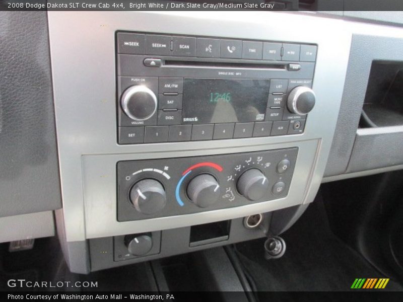 Bright White / Dark Slate Gray/Medium Slate Gray 2008 Dodge Dakota SLT Crew Cab 4x4