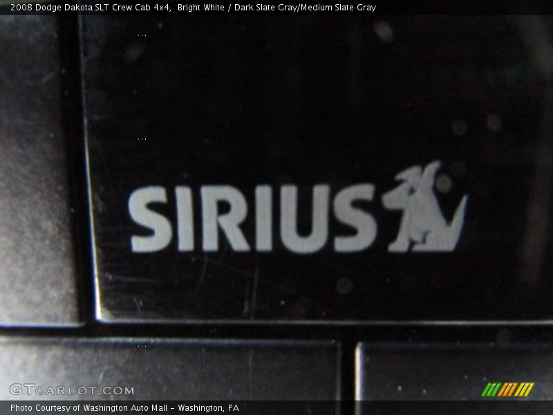 Bright White / Dark Slate Gray/Medium Slate Gray 2008 Dodge Dakota SLT Crew Cab 4x4