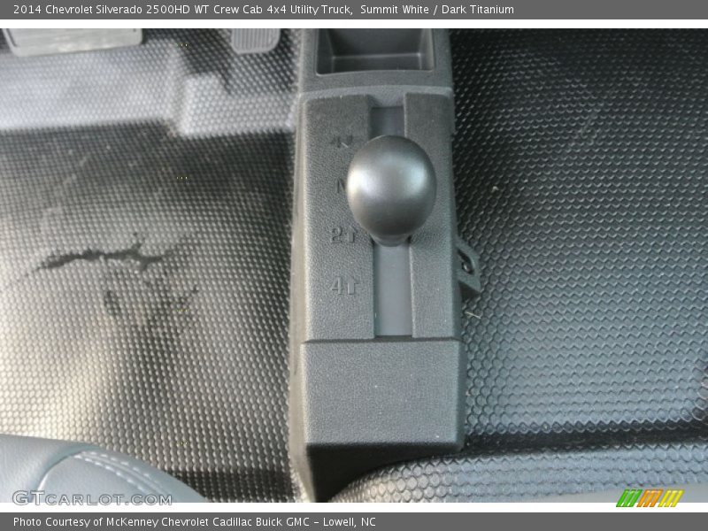 Summit White / Dark Titanium 2014 Chevrolet Silverado 2500HD WT Crew Cab 4x4 Utility Truck