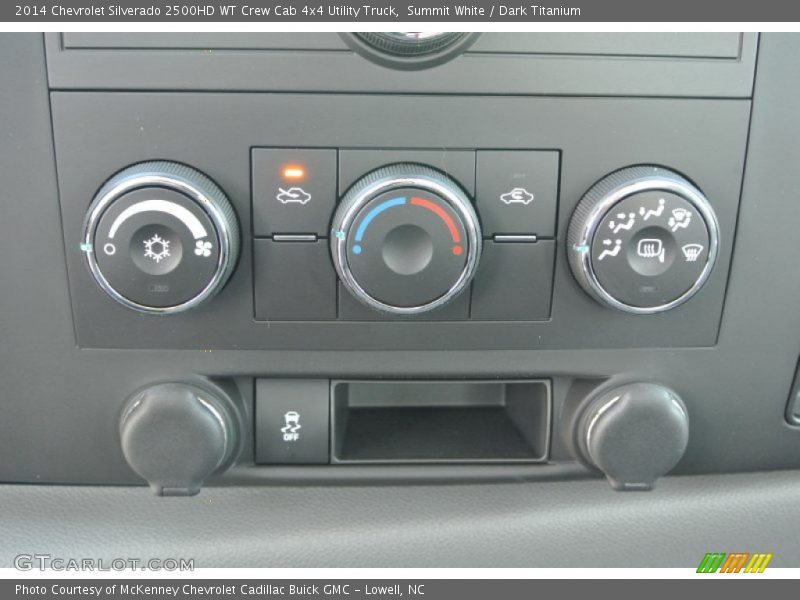 Summit White / Dark Titanium 2014 Chevrolet Silverado 2500HD WT Crew Cab 4x4 Utility Truck