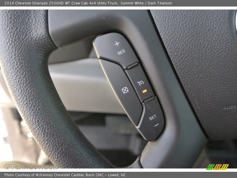 Summit White / Dark Titanium 2014 Chevrolet Silverado 2500HD WT Crew Cab 4x4 Utility Truck