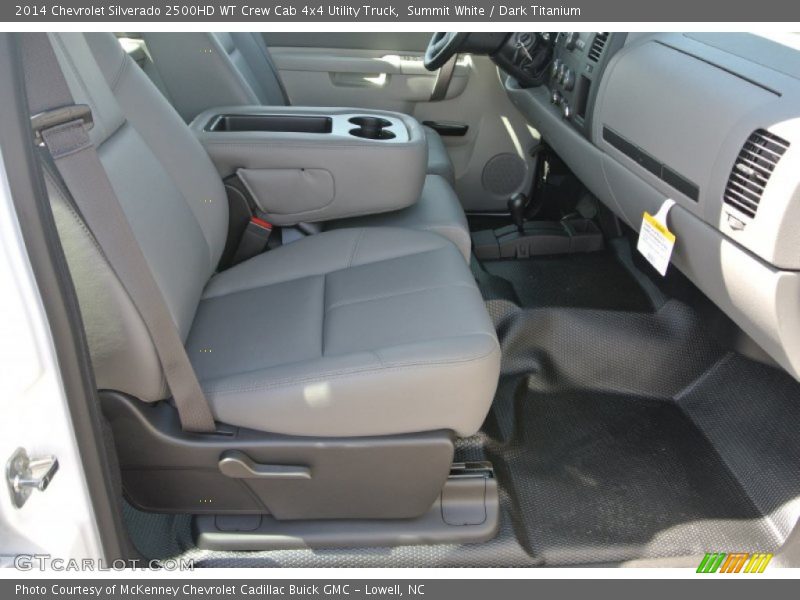 Summit White / Dark Titanium 2014 Chevrolet Silverado 2500HD WT Crew Cab 4x4 Utility Truck