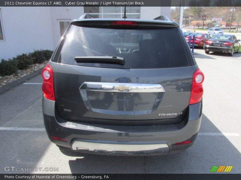 Cyber Gray Metallic / Light Titanium/Jet Black 2011 Chevrolet Equinox LT AWD