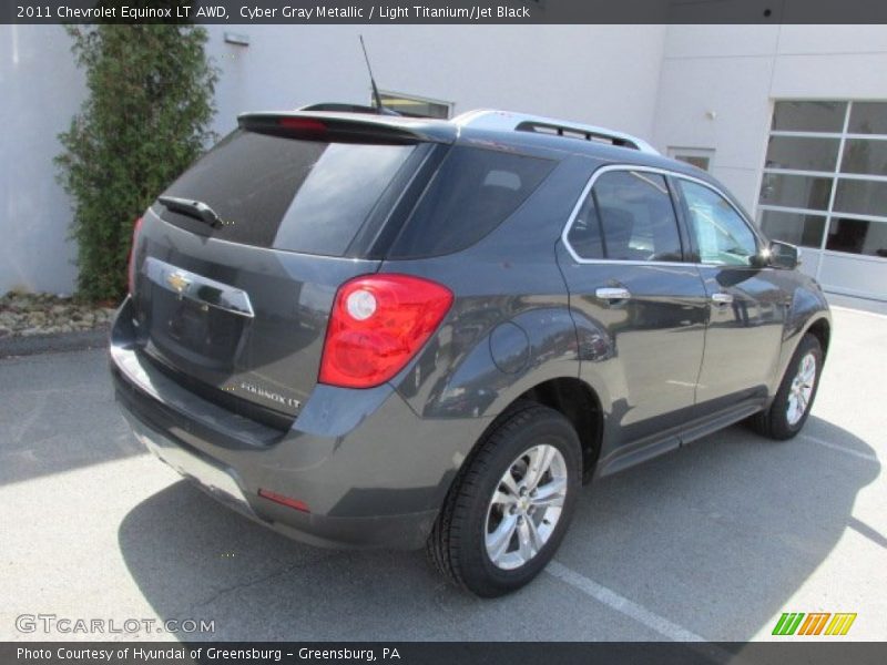Cyber Gray Metallic / Light Titanium/Jet Black 2011 Chevrolet Equinox LT AWD