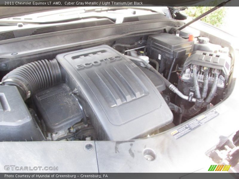 Cyber Gray Metallic / Light Titanium/Jet Black 2011 Chevrolet Equinox LT AWD