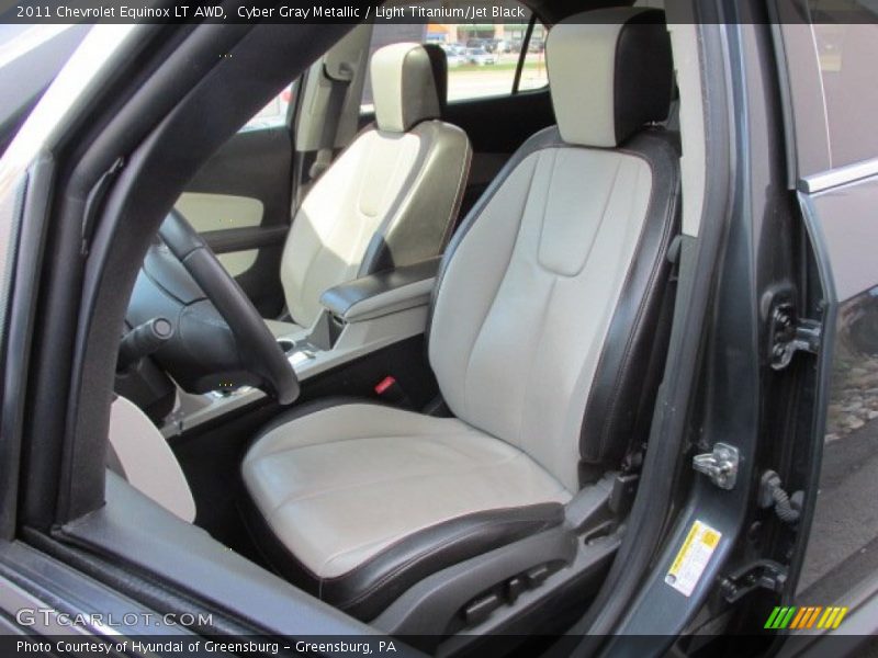 Cyber Gray Metallic / Light Titanium/Jet Black 2011 Chevrolet Equinox LT AWD