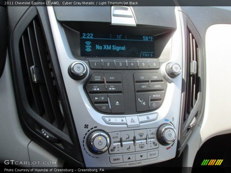 Cyber Gray Metallic / Light Titanium/Jet Black 2011 Chevrolet Equinox LT AWD