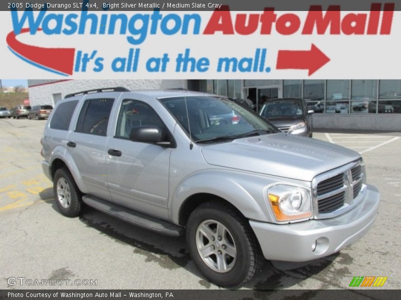 Bright Silver Metallic / Medium Slate Gray 2005 Dodge Durango SLT 4x4