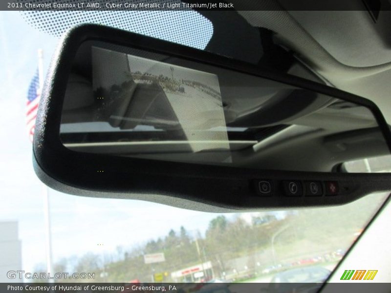 Cyber Gray Metallic / Light Titanium/Jet Black 2011 Chevrolet Equinox LT AWD