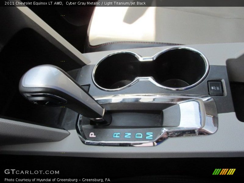 Cyber Gray Metallic / Light Titanium/Jet Black 2011 Chevrolet Equinox LT AWD
