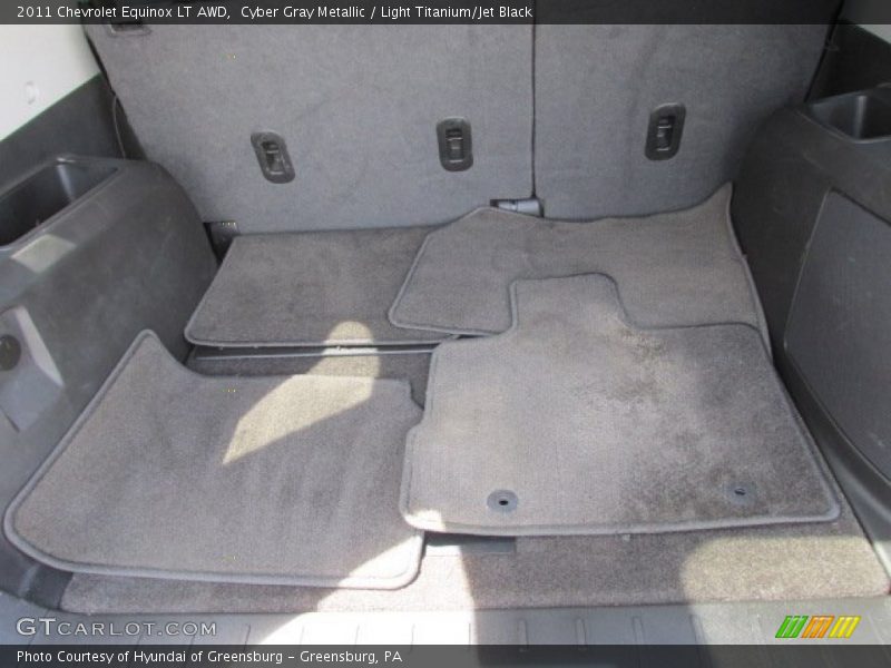 Cyber Gray Metallic / Light Titanium/Jet Black 2011 Chevrolet Equinox LT AWD