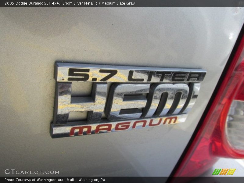 Bright Silver Metallic / Medium Slate Gray 2005 Dodge Durango SLT 4x4