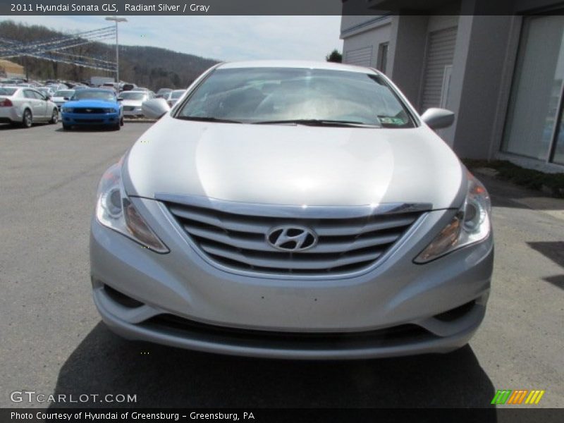 Radiant Silver / Gray 2011 Hyundai Sonata GLS