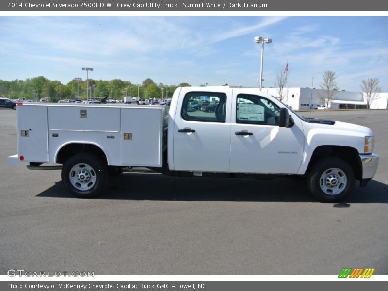 Summit White / Dark Titanium 2014 Chevrolet Silverado 2500HD WT Crew Cab Utlity Truck