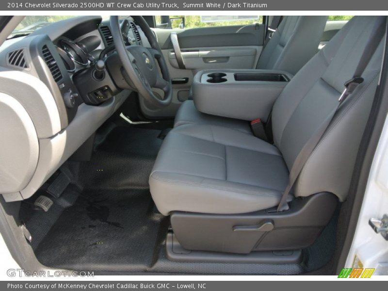 Summit White / Dark Titanium 2014 Chevrolet Silverado 2500HD WT Crew Cab Utlity Truck