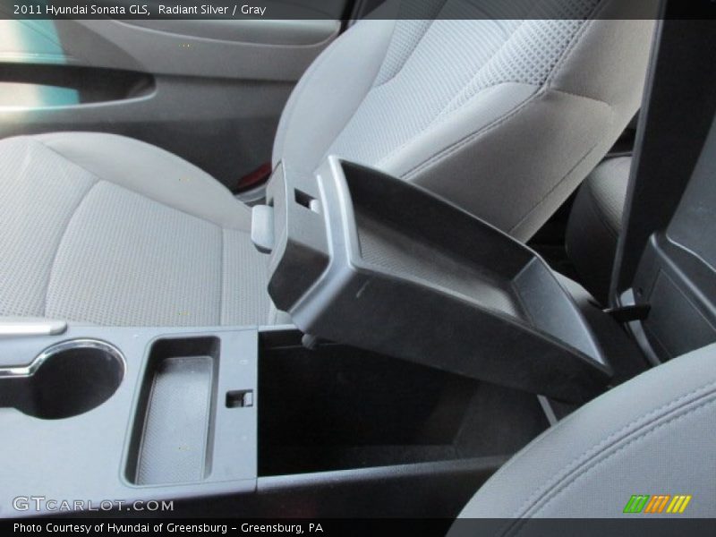 Radiant Silver / Gray 2011 Hyundai Sonata GLS