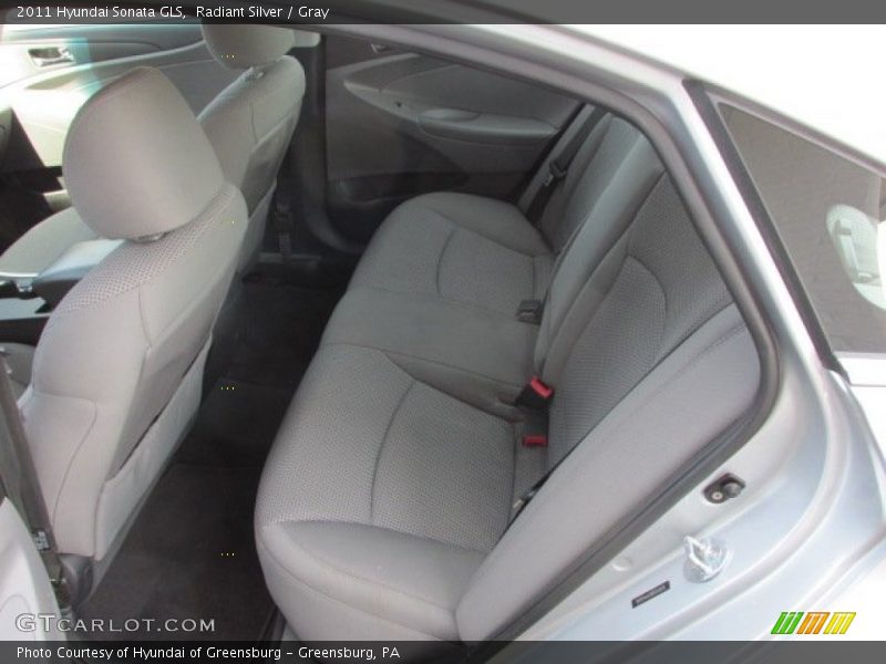 Radiant Silver / Gray 2011 Hyundai Sonata GLS