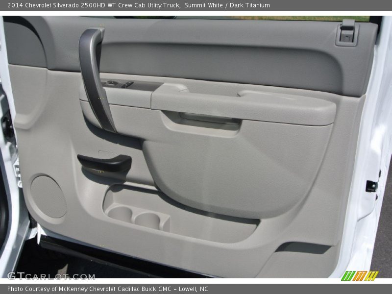 Summit White / Dark Titanium 2014 Chevrolet Silverado 2500HD WT Crew Cab Utlity Truck